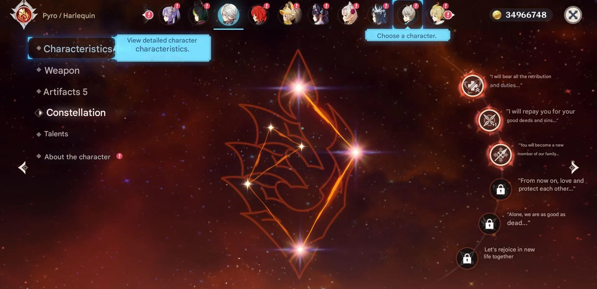 GI1519 High AR55 C3 Arlecchino With Signature Polearm 